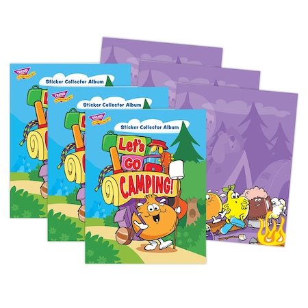 Trend Lets Go Camping Sticker Collector Album, Large, 3PK T49301
